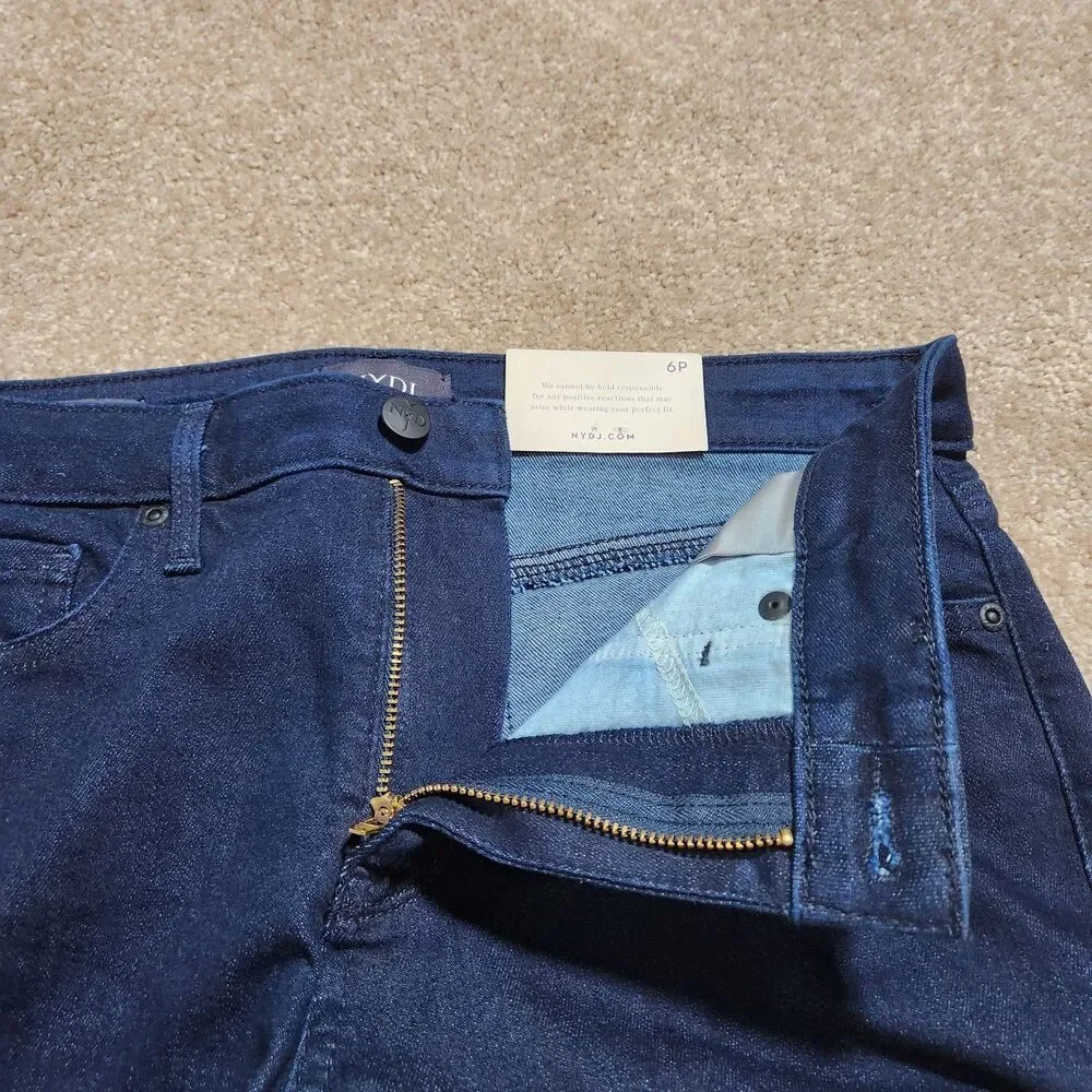 NYDJ Jeans Women 6P Dark Wash Mid Rise Ami Skinny Lift Tuck Technology NWT